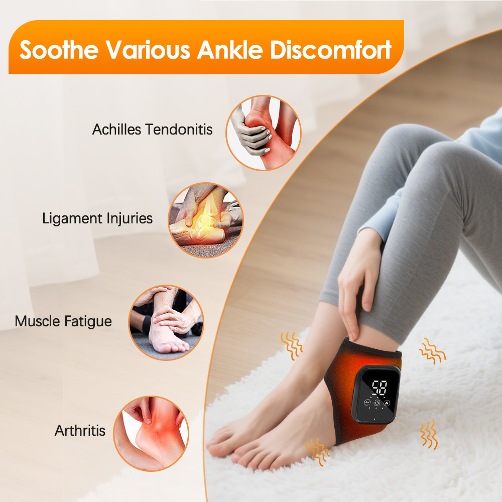 Electric Ankle Brace Foot Heat - огляд і ціна Ankle Brace Support